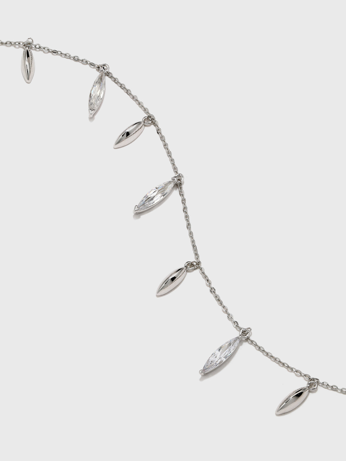 Tassel Zirconia Necklace - booneealus