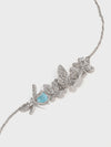 Zircon Butterfly Flower and Dragonfly Necklace - booneealus