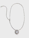 Twisted Braided Wrap Zirconia Necklace - booneealus