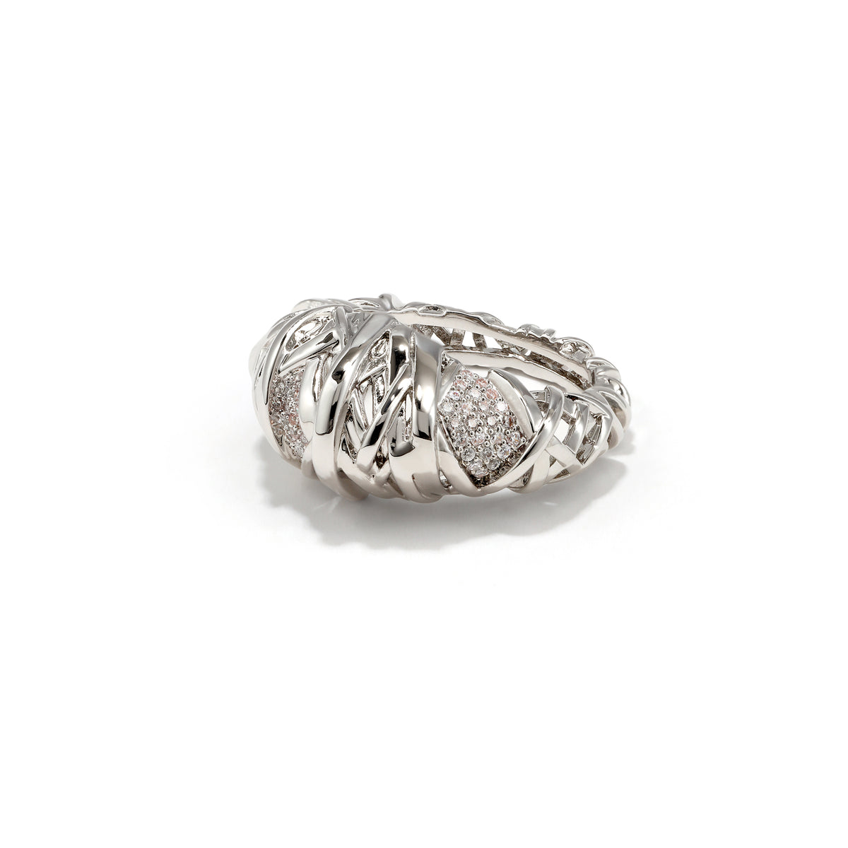 Braided Zirconia Ring - booneealus
