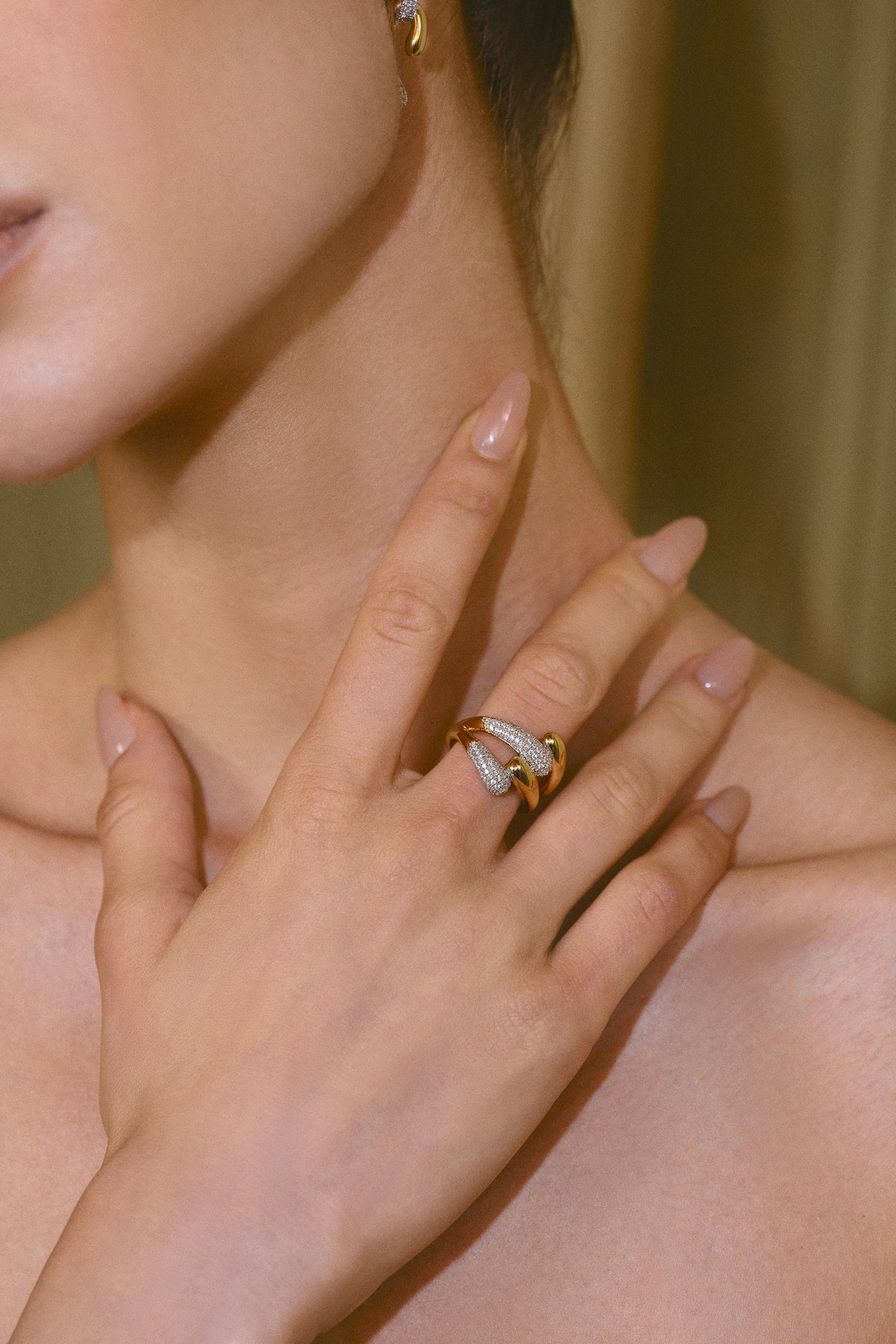 Celestial Duet Hoops Ring - booneealus