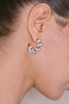 Entwined Light C-Hoop Earrings - booneealus