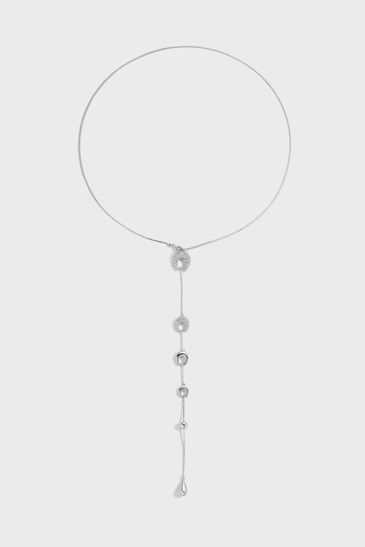 Orbit Stirrup Necklace