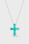 Lucent Tide Cross Necklace – Large - booneealus